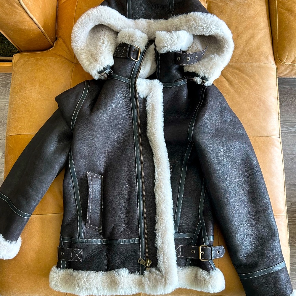Brand New Super Cute Overland Real Sheepskin Jacket